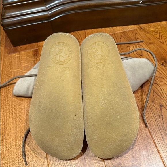 Birkenstock Uppsala Shearling Suede Taupe Boots - Picture 4 of 5